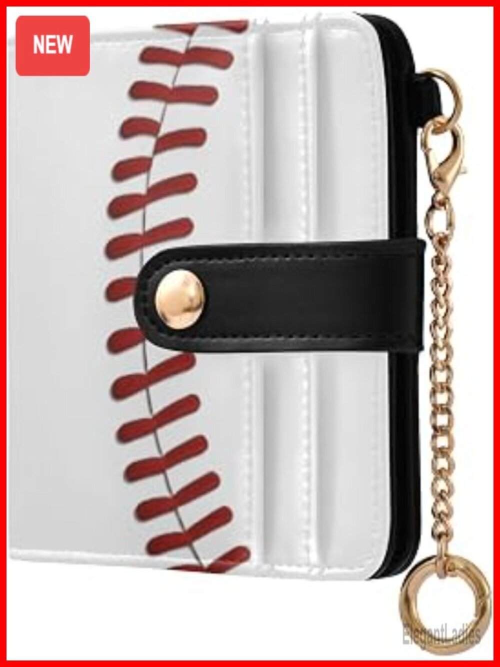 Small PU Leather Bifold Wallet with RFID Blocking, Credit Card Holder, Zipper